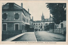 CPA SAINT JULIEN EN GENEVOIS 74 - Route D'Annemasse - Saint-Julien-en-Genevois