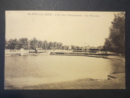 59 - St Pol Sur Mer - CPA - Cité Des Cheminots  - La Piscine - Lucien Pollet à Lille - B.E - - Saint Pol Sur Mer