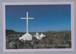 US.- SAN XAVIER MISSION DEL BAC. This Stately Edifice Rises Above The Surrounding Arizona Landscape Photo John Kamenchuk - Tucson