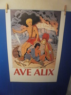 J. MARTIN. Affiche De L'Expo AVE ALIX à La Sorbonne. Paris. 1984. Casterman / Association CLOVIS. - Affiches & Offsets