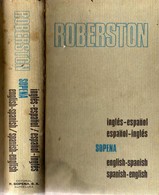 ROBERSTON: DICTIONAiRE English - Spanish And Spanish - English: SOPENA (Barcolona 1970) - 912 Pages - In Good Condition - Dictionaries