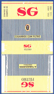 Portugal 1960 To 1970, Packet Of Cigarettes - SG Filtro / A Tabaqueira, Lisboa - Sigarettenkokers (leeg)