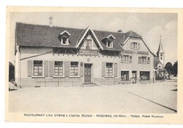 ROSENAU (68) Restaurant Au Cygne - Autres & Non Classés