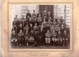 Photo Lycée Michel Montaigne Bordeaux Année Scolaire 1939 1940,photo Scolaire Tourte Et Petitin - Personnes Anonymes