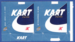 Portugal 1960 To 1970, Packet Of Cigarettes - KART / Intar, Sintra Lisboa - Esc. 3$00 + 1$00 - Sigarettenkokers (leeg)