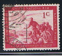 (UNID 3) UNITED NATIONS //  Y&T 1 //  1951 - Used Stamps