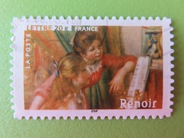 Timbre France YT 3869 (N° 77) - Art - Peinture - "Jeunes Filles Au Piano" D'Auguste Renoir - 2006 - KlebeBriefmarken