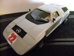 SCALEXTRIC MERCEDES WANKEL C -111 Gris Plateado 22 - Massstab 1:32