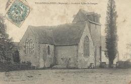 DPT 53 VILLAINES La JUHEL Ancienne Eglise St-Georges 1904 Surtaxe  CPA - Villaines La Juhel
