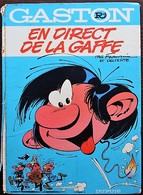 BD GASTON - R4 - En Direct De La Gaffe - EO 1974 Dos Rond - Gaston