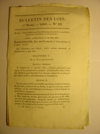 BULLETIN DES LOIS - 31 MARS 1831 - IMPOTS SUR LES PORTES ET LES FENETRES ET PATENTES - Gesetze & Erlasse