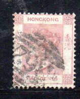XP4678 - HONG KONG 1880, Yvert N. 29  Usato . Filigrana  CC - Oblitérés