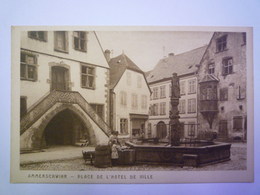 GP 2019 - 741  AMMERSCHWIHR (Haut-Rhin)  :  Place De L'Hôtel De Ville   XXX - Other & Unclassified