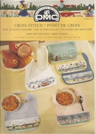 Lot De 4 Livrets DMC Point De Croix Sur Les Thèmes: Jardin, Noël, Bébé, Les Anges - Stickarbeiten