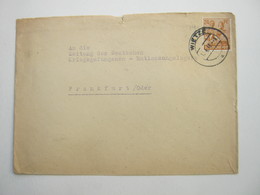 1948 , Brief Aus WIETZE  Ins Lager In Frankfurt/Oder - Brieven En Documenten