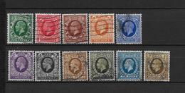 LOTE 1890 /// GRAN BRETAÑA - YVERT Nº: 187/197 // CATALOG.2014//COTE: 28,50€ // ¡¡¡ LIQUIDATION !!! - Used Stamps