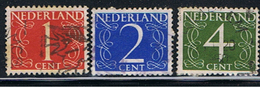 HOL 103 //  YVERT 457, 458, 460 // 1946 - Used Stamps