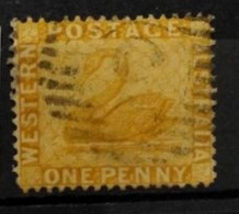 Western Australia 1 Penny, 12-bar Numeral Postmark 5, GASCOYNE/CANARVON - Gebraucht