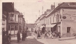 91 / SAINT CHERON / LA GRANDE RUE / TRES ANIMEE / HOTEL DU CHEMIN DE FER - Saint Cheron