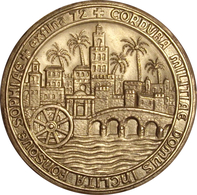 ESPAÑA. MEDALLA DE LA EXPOSICIÓN FILATÉLICA NACIONAL -EXFILNA-. CÓRDOBA 1.972. ESPAGNE. SPAIN MEDAL - Firma's