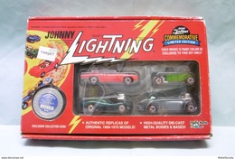 Johnny Lightning - CUSTOM GTO + VICIOUS VETTE + '32 ROADSTER + WASP - 1994 Edition Limitée Set B Commemorative 1/64 - Otros & Sin Clasificación