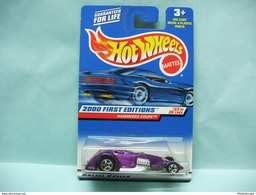 Hot Wheels - HAMMERED COUPE - 2000 First Editions - Collector 93 HOTWHEELS US Long Card 1/64 - HotWheels