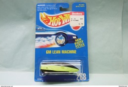 Hot Wheels - GM LEAN MACHINE - 1995 Collector 268 HOTWHEELS US Long Card 1/64 - HotWheels