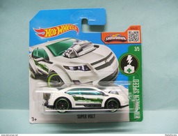 Hot Wheels - SUPER VOLT CHEVROLET - 2016 HW GREEN SPEED HOTWHEELS Blister EU 1/64 - HotWheels