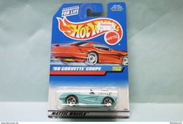 Hot Wheels - '58 CHEVROLET CORVETTE COUPE - 1998 Collector 780 HOTWHEELS US Long Card 1/64 - HotWheels