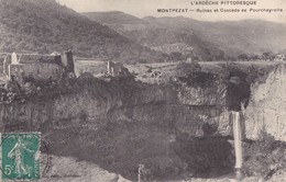 MONTPEZAT - Ruines Et Cascade De Pourcheyrolle - Other Municipalities