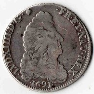 1/4 Aux 8L 1er Type 1691 O Rare - 1643-1715 Lodewijk XIV De Zonnekoning