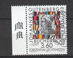 Liechtenstein  Gestempelt  1223 Gutenberg - Oblitérés