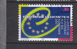 Liechtenstein  Gestempelt  1256 Europarat - Oblitérés
