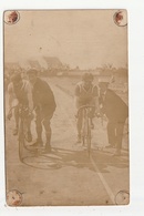 CARTE PHOTO - CYCLISME SUR PISTE - DEPART COURSE DE VITESSE - Cyclisme