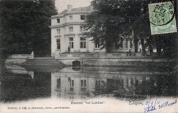 CPA   BELGIQUE---KASTEEL---" TER LINDEN "---EDEGEM---1910 - Temse