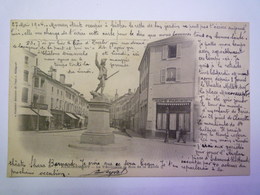 GP 2019 - 767  REMIREMONT  (Vosges)  :  Le VOLONTAIRE Et Rue De La Xavée   1904  XXX - Remiremont