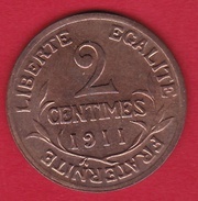 France 2 Centimes 1911 - SUP/FDC - Sonstige & Ohne Zuordnung