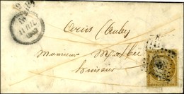 PC 1835 / N° 1 Cursive 9 / Mailly (18 Mm) Sur Lettre Avec Texte Adressée Localement. 1852. - TB. - 1849-1850 Ceres