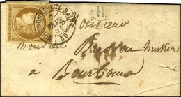 Càd T 15 BOURBONNE-LES-BAINS 50 / N° 1 Belles Marges B. RUR. H Sur Lettre Avec Texte Daté De La Rivière Le 7 Février 185 - 1849-1850 Ceres