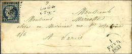PC 1454 / N° 4 Cursive 9 / Les Grès / S-Troyes Dateur A. 1853. - TB. - R. - 1849-1850 Ceres