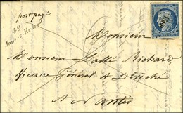 PC 1588 / N° 4 Cursive 42 / Joué-s-Erdre Sur Lettre Avec Texte En Liaison Directe Avec Nantes. 1852. - SUP. - R. - 1849-1850 Cérès