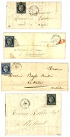 Lot De 4 Lettres Affranchies Avec N° 4. Pièces Choisies. - TB / SUP. - 1849-1850 Ceres