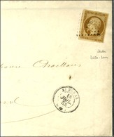 PC 158 / N° 9 Belles Marges Càd T 15 AUBENAS (6) Sur Fragment De Lettre. 1853. - TB. - R. - 1852 Louis-Napoléon