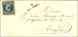 PC 1633 / N° 10 (filet Effleuré) Càd T 15 BAR-S-SEINE (9) Cursive 9 / Landreville. 1853. - TB. - 1852 Louis-Napoleon