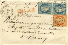 GC 696 / N° 37 Paire (1 Ex Pd) + 38 Càd T 16 CHATILLON-S-SEINE (20) Sur Lettre Chargée. 1871. - TB. - 1870 Siège De Paris