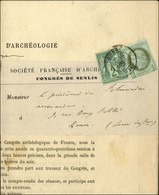 Càd T 17 TOURS (36) / N° 50 + 74 Sur Imprimé Complet Sous Bande Adressé à Rouen. - TB / SUP. - R. - 1871-1875 Cérès