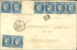 Ancre / N° 60 Bande De 4 + 2 Paires Dont Une Paire Avec Variété Grande Cassure (1 Ex Def) Càd Octo 1 MEXIQUE 1 / * Sur L - 1871-1875 Ceres