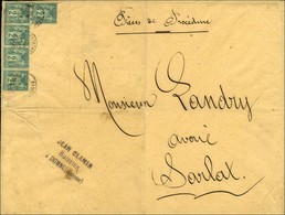 Càd T 18 DOMME / DORDOGNE / N° 74 (5) Sur Enveloppe Avec Mention Manuscrite '' Pièce De Procédure '' Au 2ème échelon Pou - 1876-1878 Sage (Type I)