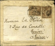 Càd T 18 ANTIBES / ALPES MARITIMES / N° 69 (2) Sur échantillon Pour La Suisse. 1876. - TB. - 1876-1878 Sage (Type I)