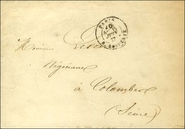 Càd Taxe 40c PARIS / R. SERPENTE Sur Lettre Pour Colombes. 1877. - TB / SUP. - 1859-1959 Brieven & Documenten